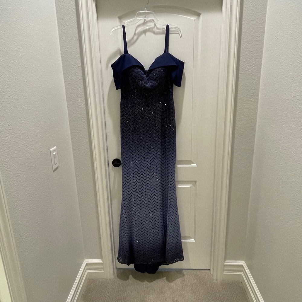 Montage by Mon Cheri Mother of the Bride/Groom Dress size 12 Blue Ombre